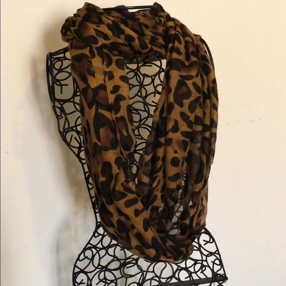 Leopard Infinity Scarf